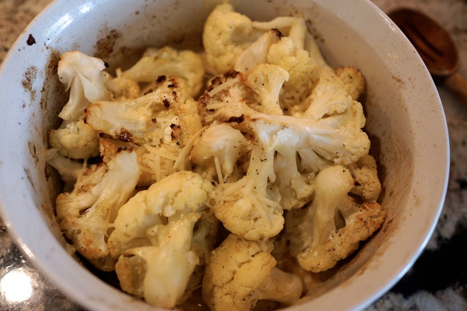 Anne's Odds and Ends Seasoned Oven Roasted Cauliflower
